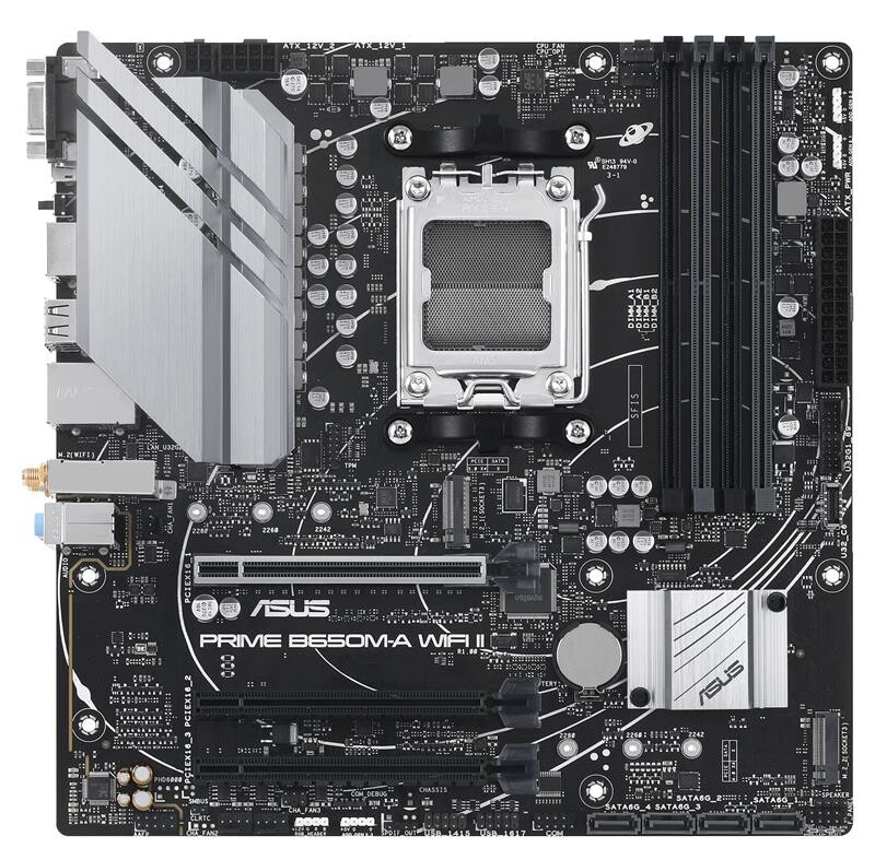 Материнская плата Asus Prime B650M-A WiFi II Socket AM5