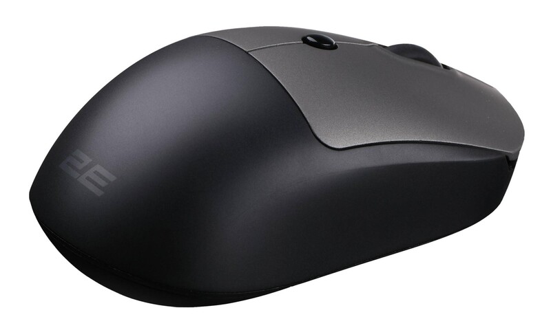 Миша бездротова 2E MF218 Silent Black/Gray (2E-MF218WBG)