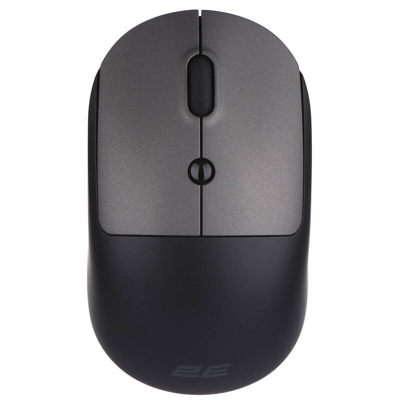 Миша бездротова 2E MF218 Silent Black/Gray (2E-MF218WBG)