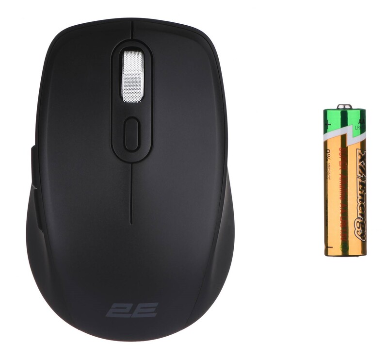 Мышь беспроводная 2E MF225 Silent WL BT Black (2E-MF225WBK)