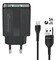 Фото - Мережевий зарядний пристрій Grand-X (2xUSB 2.4A) Black (CH-15T) | click.ua