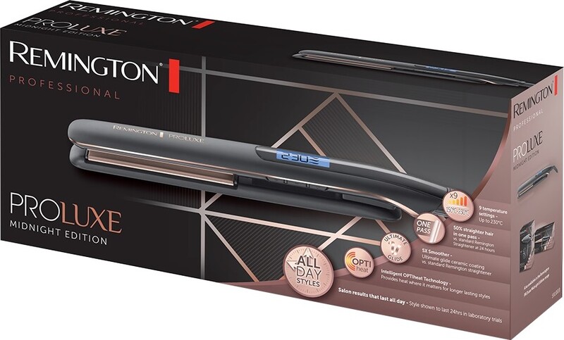 Утюжок (выпрямитель) для волос Remington S9100B PROluxe Midnight Edition