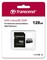Фото - Карта памяти MicroSDXC 128GB UHS-I/U1 Class 10 Transcend 350V + SD-адаптер (TS128GUSD350V) | click.ua