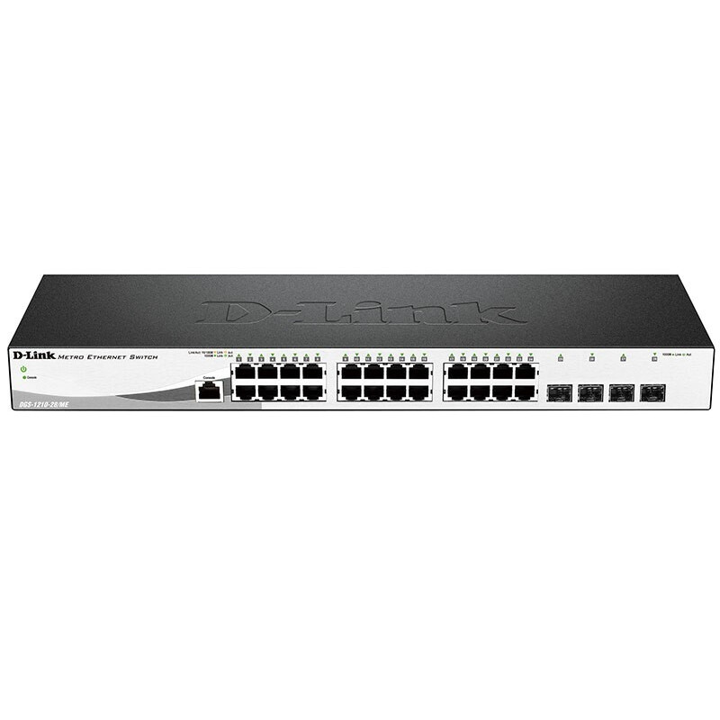 Коммутатор D-Link DGS-1210-28/ME 24x1G, 4xSFP