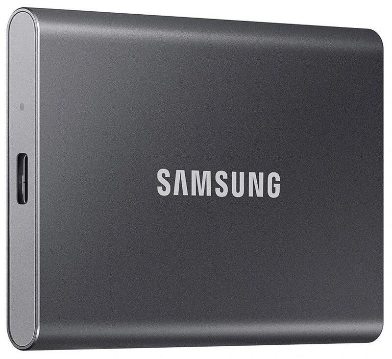 Накопичувач зовнішній SSD 2TB Samsung T7 Titan Gray (MU-PC2T0T/WW)
