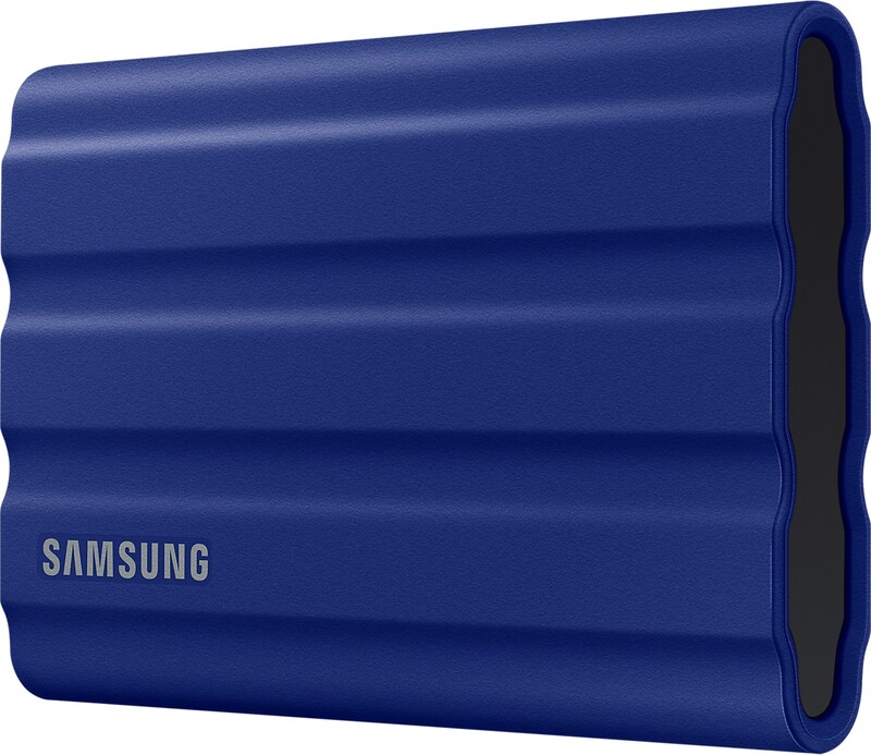 Накопичувач зовнішній SSD 1TB Samsung T7 Shield Blue (MU-PE1T0R/EU)