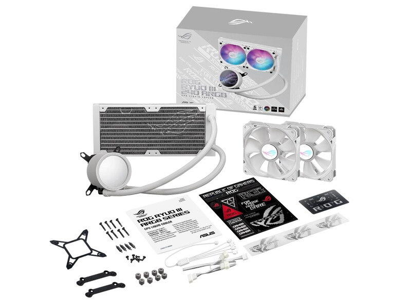 Система водяного охлаждения Asus ROG Ryuo III 240 ARGB White Edition (90RC00J2-M0UAY0)
