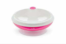 Дитяча тарілка Nuvita NV1427 Pink