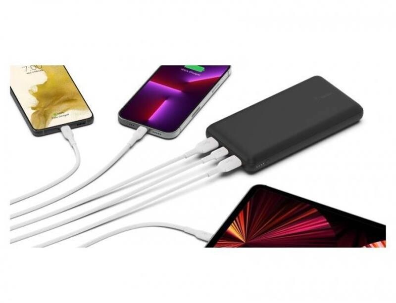 Универсальная мобильная батарея Belkin Boost Charge 15W 20000mAh Black (BPB012BTBK)