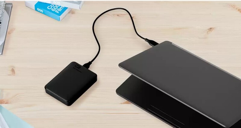 Зовнішній жорсткий диск 2.5" USB 1.0TB WD Elements Black (WDBUZG0010BBK-WESN)