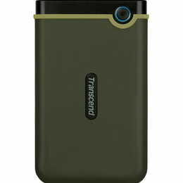 Накопичувач зовнiшнiй HDD 2.5" USB 2.0TB Transcend StoreJet 25M3 Military Green Slim (TS2TSJ25M3G)