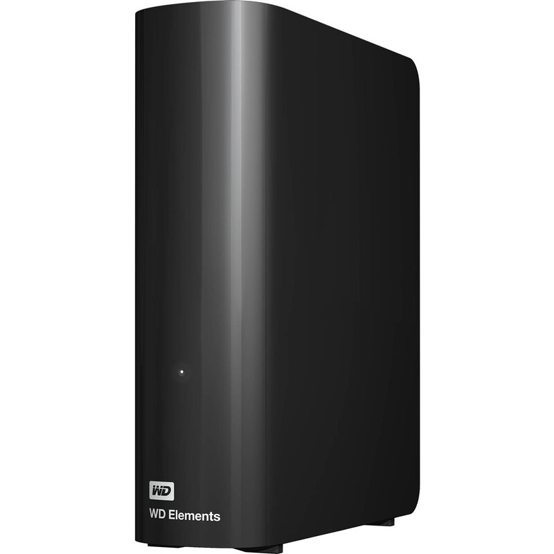 Внешний жесткий диск 3.5" USB 10.0TB WD Elements Desktop Black (WDBWLG0100HBK-EESN)