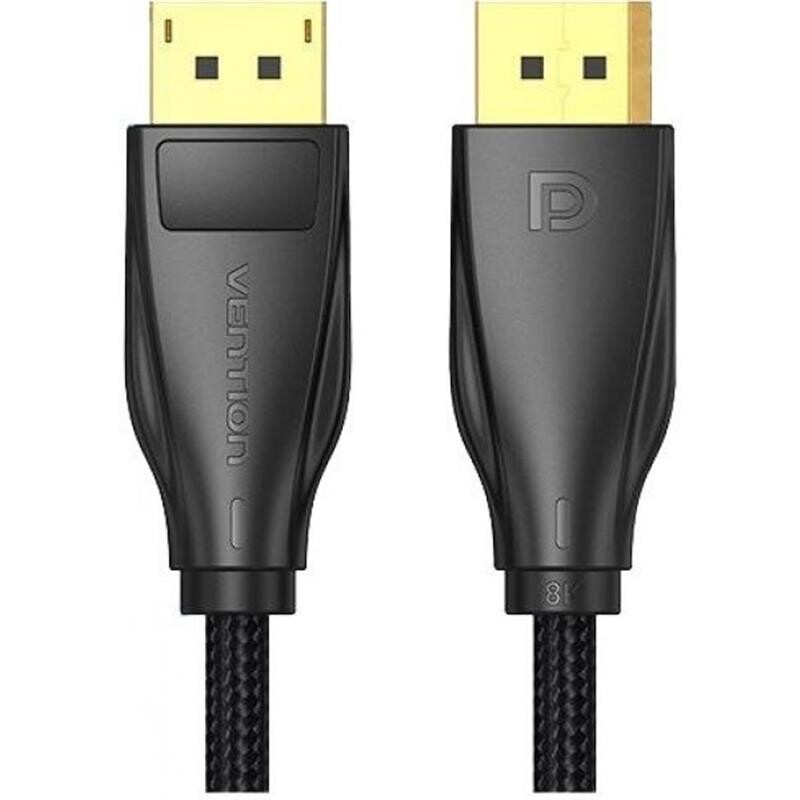 Кабель Vention DisplayPort - DisplayPort V1.4 (M/M), 3 м, Black (HCCBI)