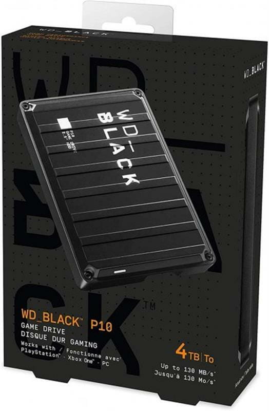 Внешний жесткий диск 2.5" USB 4.0TB WD P10 Game Drive (WDBA3A0040BBK-WESN)