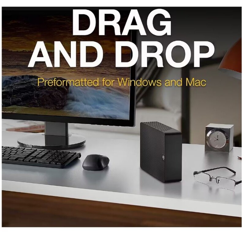 Зовнішній жорсткий диск 3.5" USB 10.0TB Seagate Expansion Desktop Black (STKP10000400)