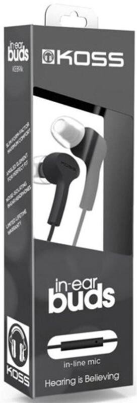 Гарнітура KOSS KEB9iK Mic Black (192526)