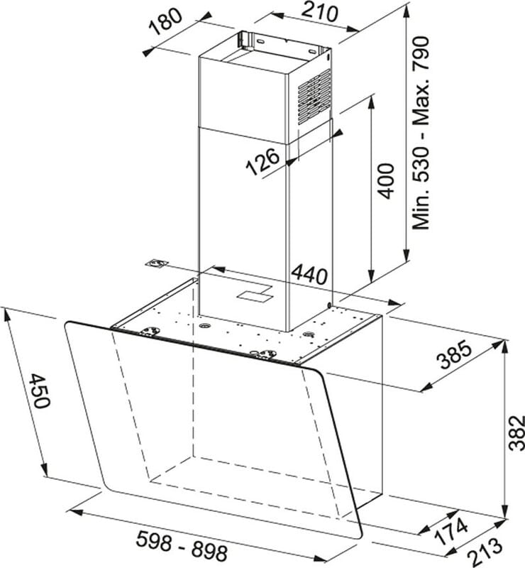 Витяжка Franke Smart Vertical 2.0 FPJ 615 V BK/DG (330.0573.294)