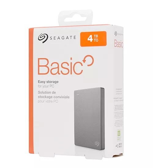 Зовнішній жорсткий диск 2.5" USB 4.0TB Seagate Bacis Black (STJL4000400)
