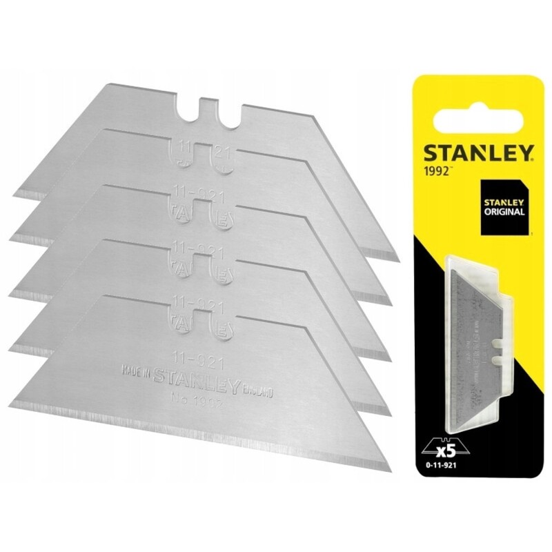 Лезо STANLEY трапецієподібні 1992 62мм 5шт  (0-11-921)