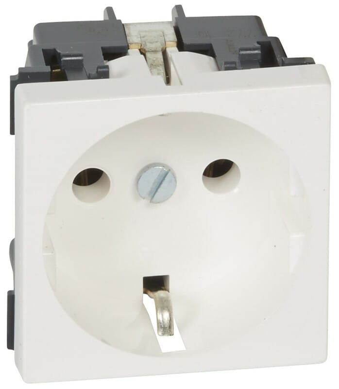 Розетка силова Legrand Mosaic Schuko 16А 250В (077210) без шторок
