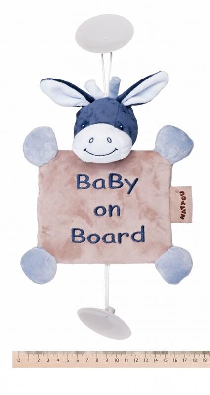 М`яка іграшка Nattou Віслюк Алекс Baby on Board (321341)