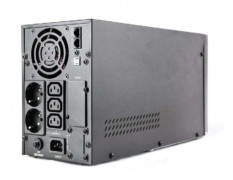 ИБП EnerGenie EG-UPS-PS2000-02 2000VA, Line Int., AVR, 3xIEC+2xSchuko, металл