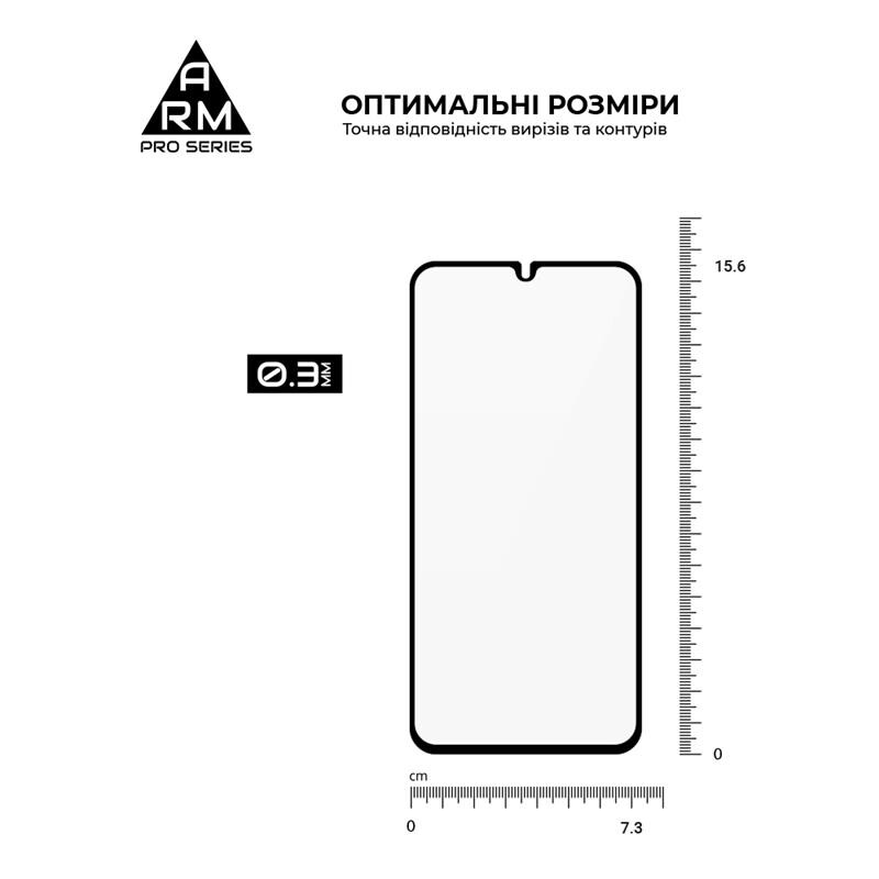 Защитное стекло Armorstandart Pro для Samsung Galaxy A34 SM-A346 Black (ARM66207)