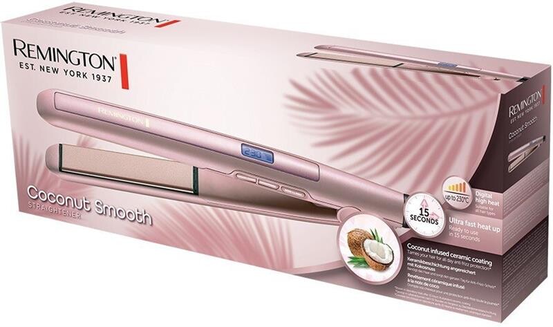 Утюжок (Выпрямитель) для волос Remington S5901 Coconut Smooth