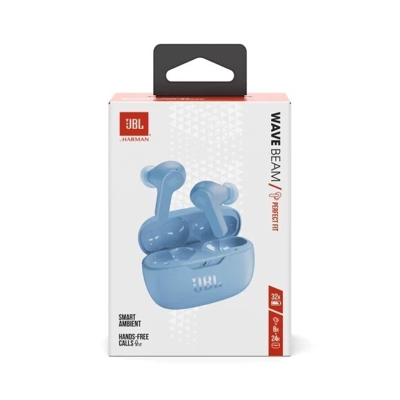 Bluetooth-гарнитура JBL Wave Beam Blue (JBLWBEAMBLU)