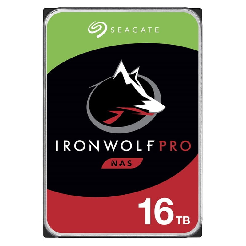 Накопитель HDD SATA 16.0TB Seagate IronWolf Pro 7200rpm 256MB (ST16000NT001)