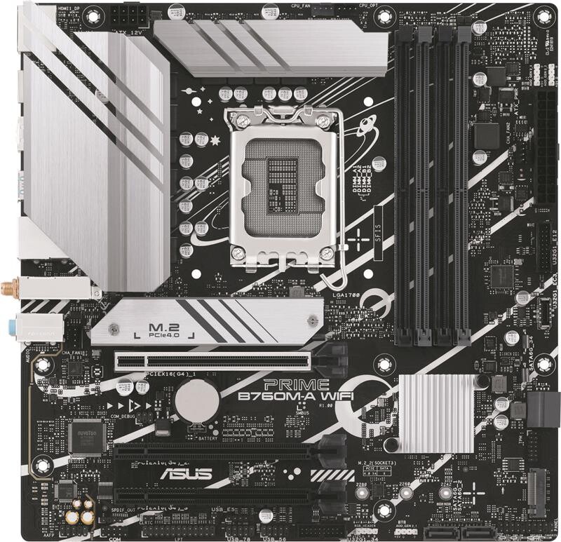 Материнская плата Asus Prime B760M-A WiFi Socket 1700