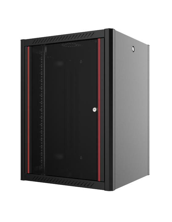Шафа настінна Mirsan WTN 19" 16U 600x560, RAL 9005 (MR.WTN16U56DE.01)