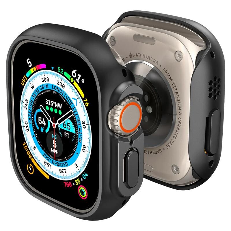 Чохол Spigen Thin Fit до Apple Watch Ultra 49mm Black (ACS05458)