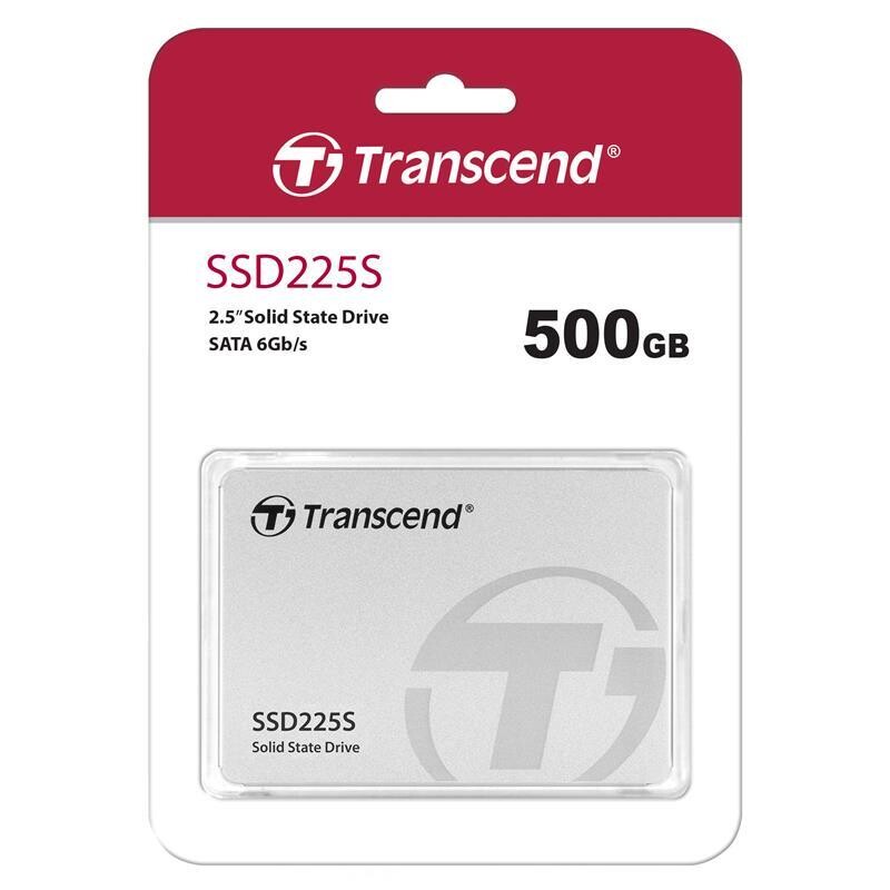 Накопичувач SSD 500GB Transcend SSD225S 2.5" SATA III 3D V-NAND TLC (TS500GSSD225S)