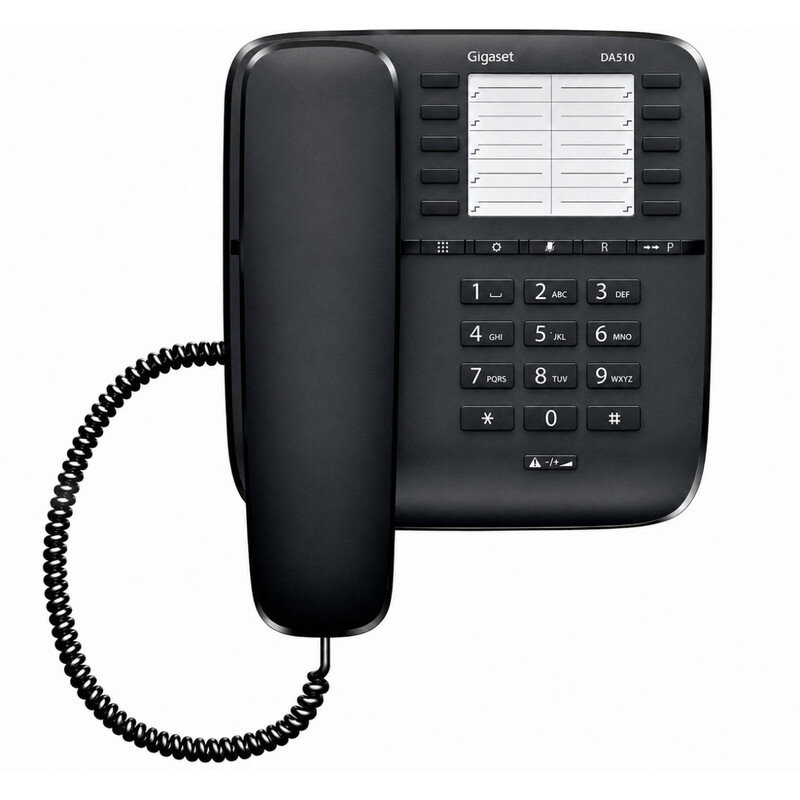 Проводной телефон Gigaset DA510 Black (S30054-S6530-R601)