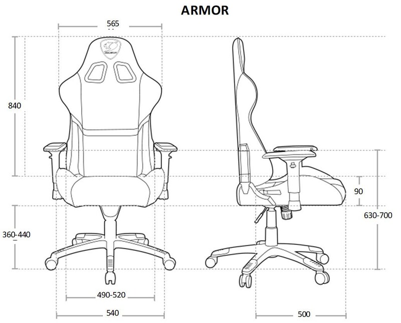 Кресло для геймеров Cougar Armor Black-Orange