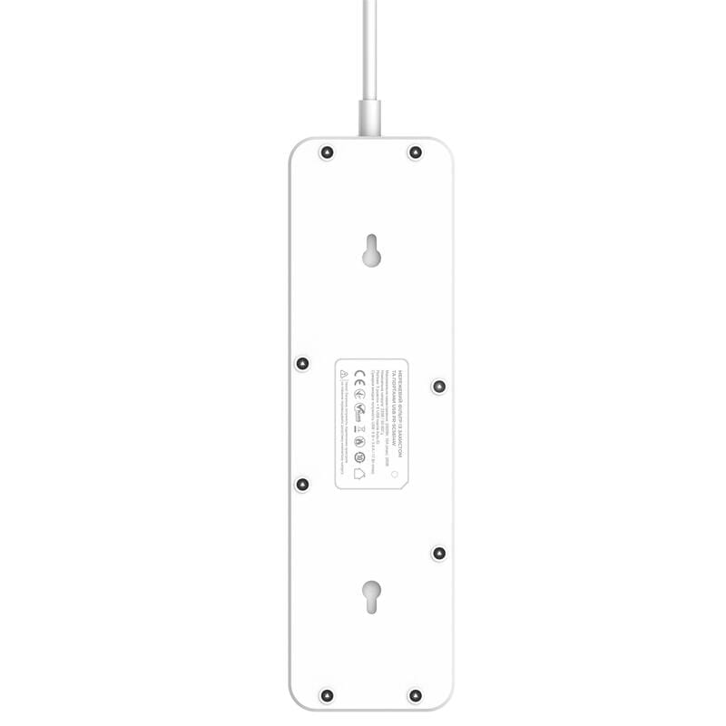 Фильтр питания ProLogix Premium (PR-SC5614W) 2.5 кВт, 5 розеток, 6 USB AUTO ID, 2 м,  белый