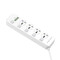 Фото - Фільтр живлення ProLogix Premium (PR-SC4408W) 2.5 кВт, 4 розетки, 4 USB, 2 м, з вимикачами, білий | click.ua