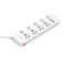 Фото - Фільтр живлення ProLogix Premium (PR-SC4408W) 2.5 кВт, 4 розетки, 4 USB, 2 м, з вимикачами, білий | click.ua
