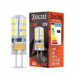 Лампа світлодіодна Tecro 2.5W G4 4100K (TL-G4-2.5W-12V)
