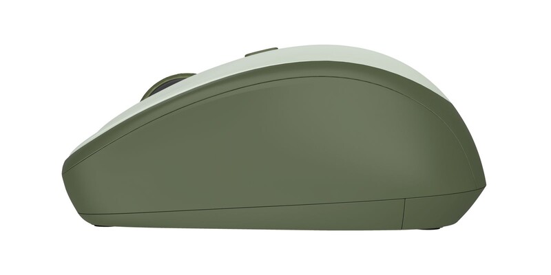 Мышь беспроводная Trust Yvi+ Silent Eco Green (24552)