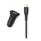Фото - Автомобільний зарядний пристрій SkyDolphin SZ09L (2USB, 3.4A) Black (AZP-000109) + кабель Lightning | click.ua