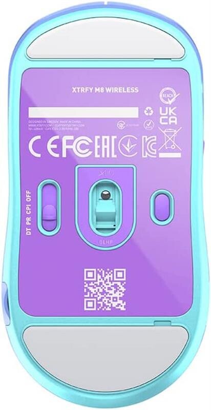 Миша бездротова Xtrfy M8 Wireless Frosty Purple (M8W-RGB-PURPLE)