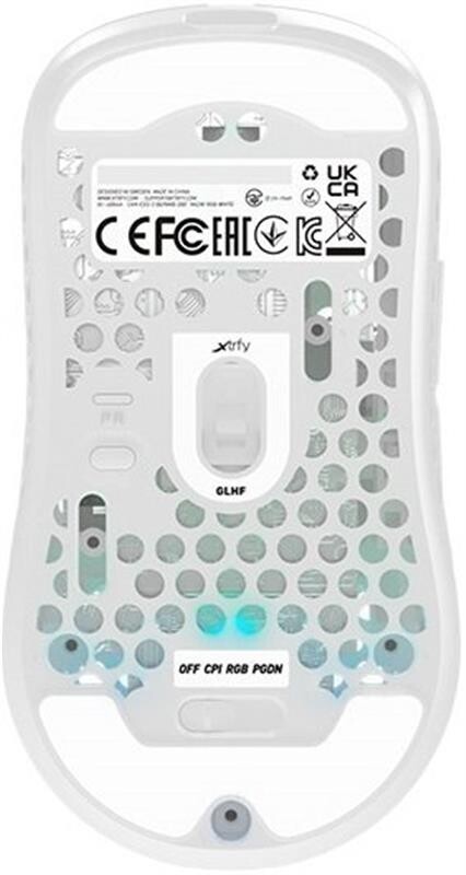 Миша бездротова Xtrfy M42 RGB Wireless White (M42W-RGB-WHITE)