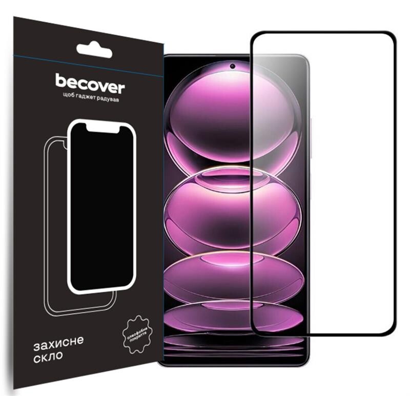 Защитное стекло BeCover для Xiaomi Poco X5 Pro 5G Black (708820)