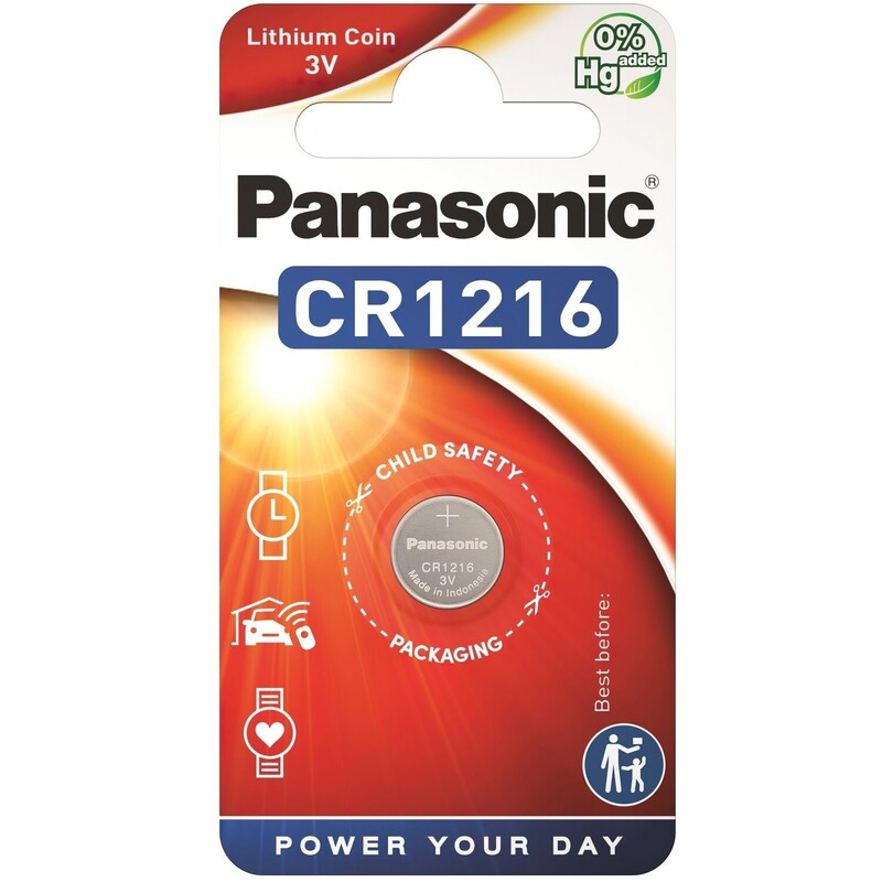 Батарейка Panasonic CR 1216 BL 1шт