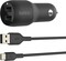 Фото - Автомобильное зарядное устройство Belkin Car Charger Dual USB 24W + Type-C 1 м Black (CCE001BT1MBK) | click.ua