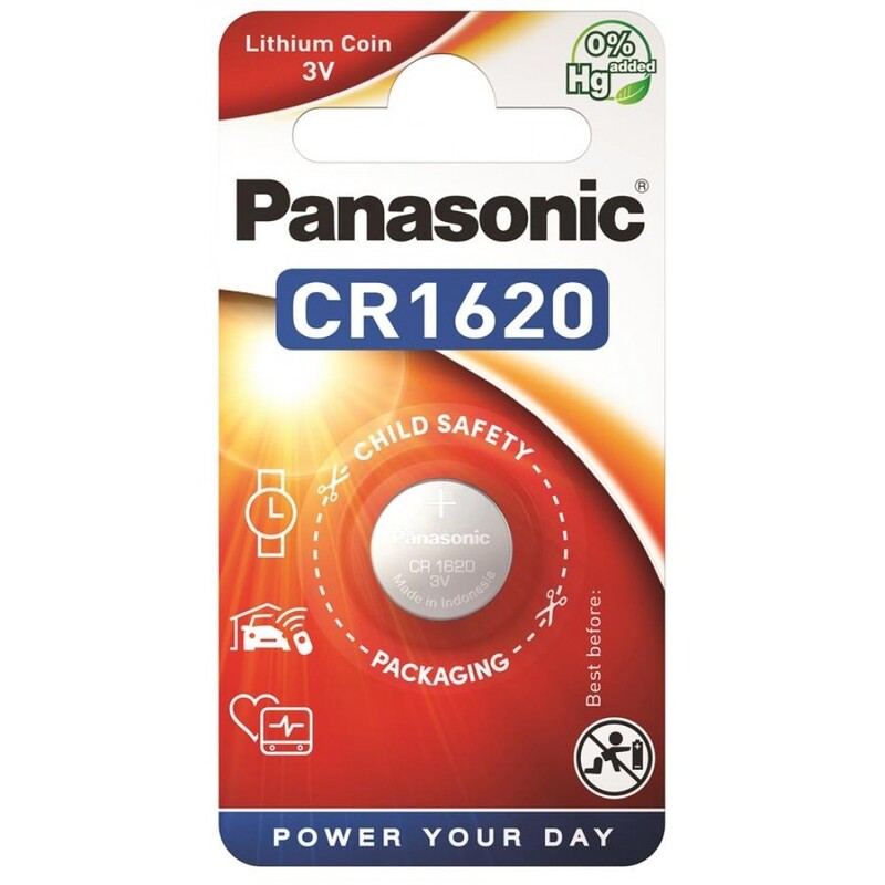 Батарейка Panasonic CR 1620 BL 1шт